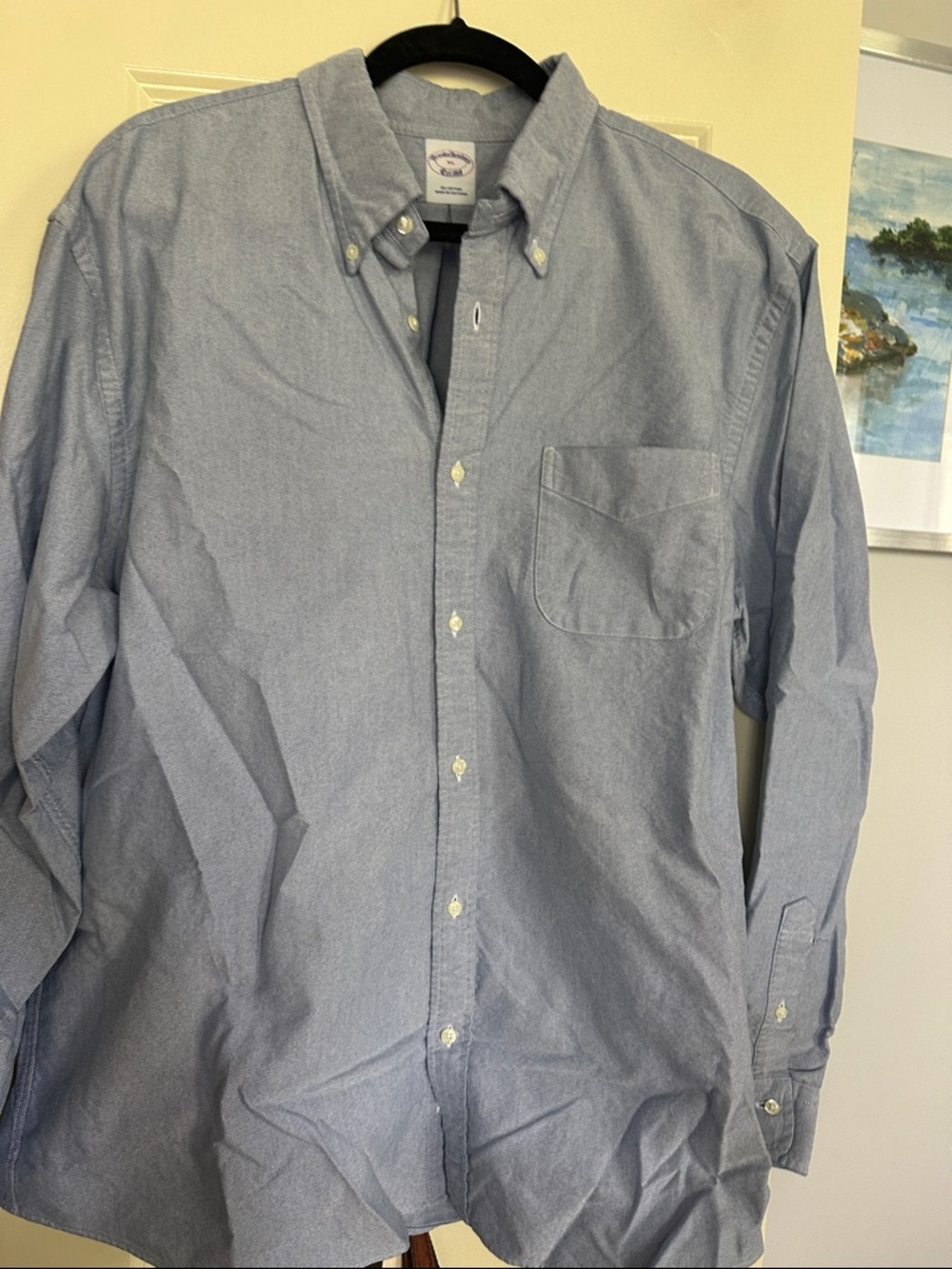 Brooks Brothers Blue Oxford Button-Down Shirt